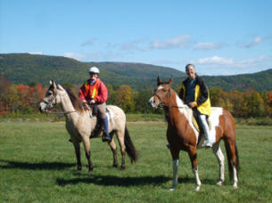 Joan & Julia at the Oct 2010 NH Paint Ride